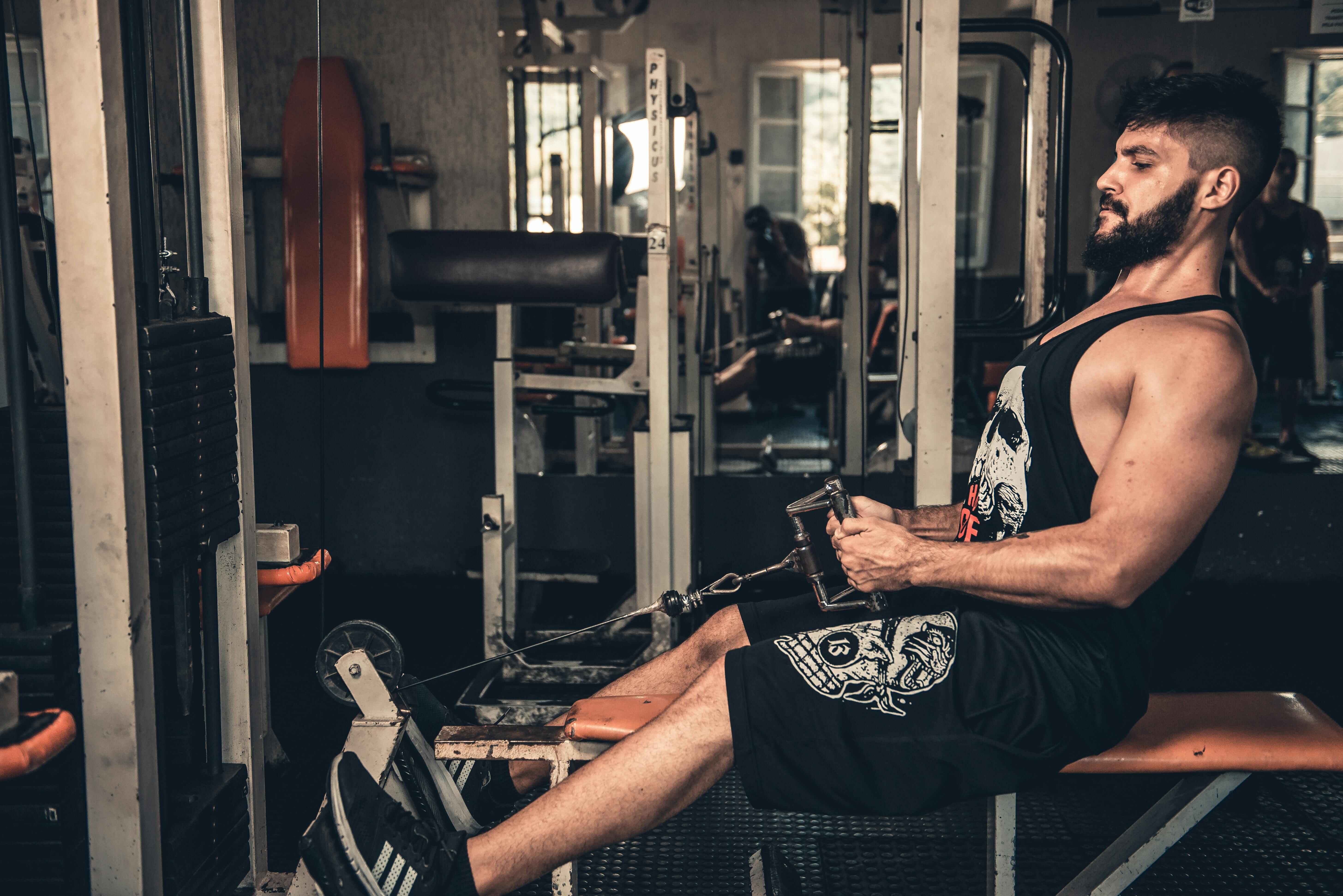 Functional training and gym workout session
